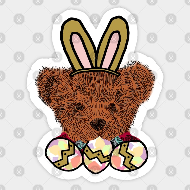 Teddy bear easter egg deals